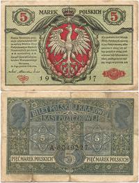 5 marek polskich 9.12.1916, "Generał...", "Bilet