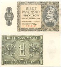 1 złoty 1.10.1938, seria IŁ, przybrudzenie na pr