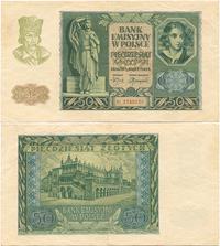 50 złotych 1.03.1940, seria C, rzadkie, Miłczak 