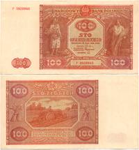 100 złotych 15.05.1946, seria F 2608846, Miłczak