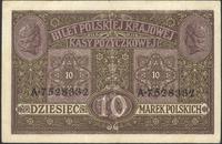 10 marek polskich 9.12.1919, "Generał", "biletów