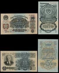 zestaw 5 i 10 rubli 1947, 5 rub - (II) 10 rub - 