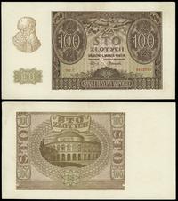100 złotych 1.03.1940, seria C, zgięty w połowie