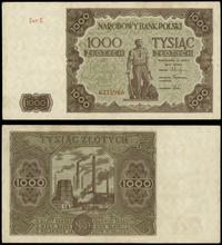 1.000 złotych 15.07.1947, Seria E, Miłczak 133a
