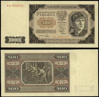 500 złotych 1.07.1948, Seria CA, Miłczak 138h