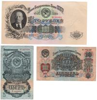 zestaw 5, 10 i 100 rubli 1947, 5 rubli (III+) 10