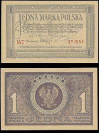 1 marka polska 17.05.1919, seria IAU, tępe rogi,