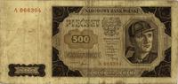 500 złotych 1.07.1948, seria A, Miłczak 140a