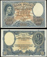 100 złotych 28.02.1919, seria S.A., banknot prze