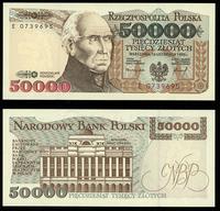 50.000 złotych 16.11.1993, seria E, piękne, Miłc
