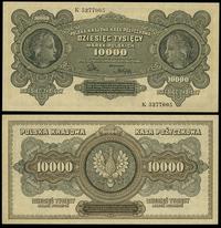 10 000 marek polskich 11.03.1922, seria K, ślady