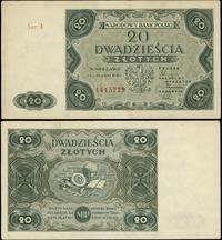 20 złotych 15.07.1947, Seria A, banknot bez zgię