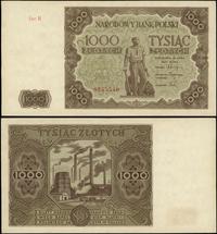 1.000 złotych 15.07.1947, Seria H, dwa małe ugię