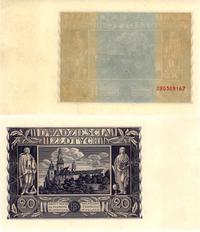 20 złotych 11.11.1936, seria DB, na stronie głów