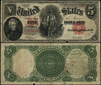 5 dolarów 1907, seria K, podpisy: Speelman i Whi