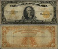 10 dolarów 1922, seria K, podpisy: Speelman i Wh