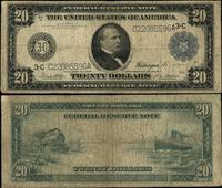 20 dolarów 1914, seria 3-C, podpisy White i Mell