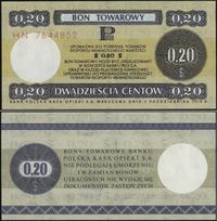 20 centów 1.10.1979, seria HN 7644802, Miłczak B