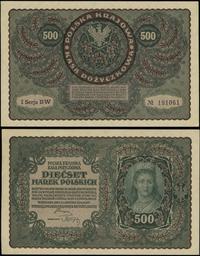 500 marek polskich 23.08.1919, I serja BW, trzy 