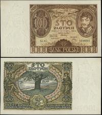 100 złotych 2.06.1932, seria AC. papier ze znaka