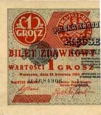 1 grosz 28.04.1924, seria AX, Miłczak 42dL
