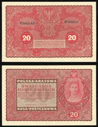 20 marek polskich 23.08.1919, II Serja AZ, lewy 