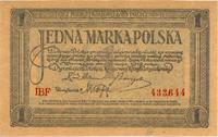 1 marka polska 17.05.1919, seria I BF, Miłczak 1