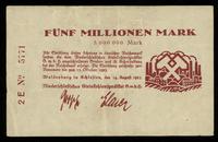 5 milionów marek 14.08.1923, seria 2E, ważne do 