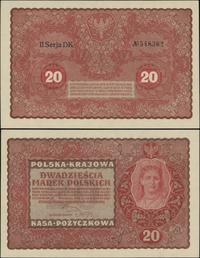 20 marek polskich 23.08.1919, II Serja DK, piękn