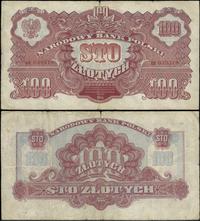 100 złotych 1944, seria AH ...obowiązkowym..., M