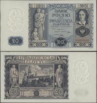 20 złotych 11.11.1936, seria DK 8989888, wyśmien