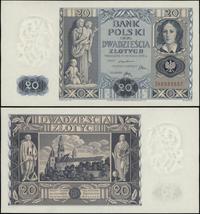 20 złotych 11.11.1936, seria DK 8989887, wyśmien