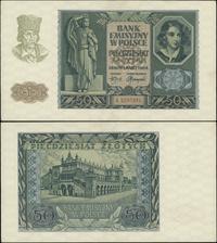 50 złotych 1.03.1940, seria A, minimalne przegię