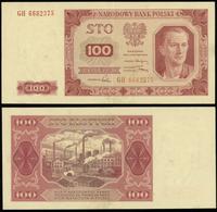 100 złotych 01.07.1948, seria GH, rzadka odmiana