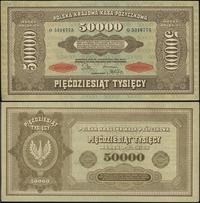 50.000 marek polskich 10.10.1922, seria O, papie