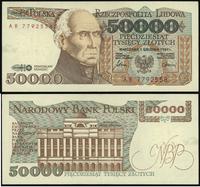 50.000 złotych 1.12.1989, seria AR, Miłczak 176b