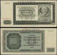 1.000 koron 24.10.1942, Perforacja - SPECIMEN, B