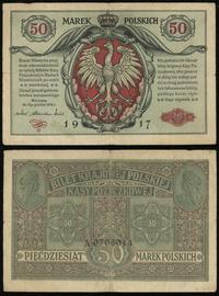 50 marek polskich 09.12.1916, ...jenerał... seri