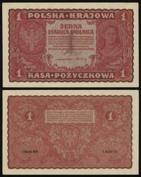 1 marka polska 23.08.1919, Serja BR, nieświeże r