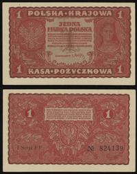 1 marka polska 23.08.1919, Serja FF, ślad po bar