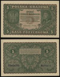 5 marek polskich 23.08.1919, II Serja DD, nieświ
