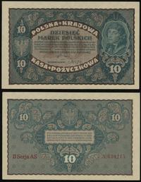 10 marek polskich 23.08.1919, II Serja AS, delik