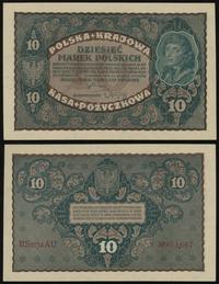 10 marek polskich 23.08.1919, II Serja AU, piękn