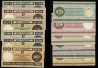 lot: 1, 2, 5, 10, 20, 50 centów 1.10.1979, 1 cen