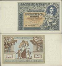 20 złotych 20.06.1931, seria DM, nieświeży lewy 
