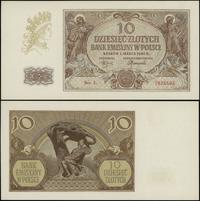 10 złotych 01.03.1940, Ser. L., banknot bardzo ł