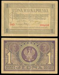 1 marka polska 17.05.1919, seria IAO, Miłczak 19