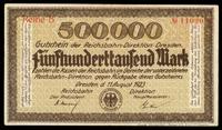 500 000 marek 11.08.1923, seria B, Müller/Geiger