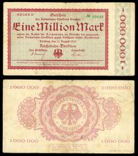 1 mln. marek 11.08.1923, seria D, Müller/Geiger 