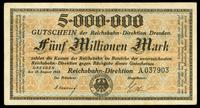 5 mln. marek 21.08.1923, seria A, Müller/Geiger 